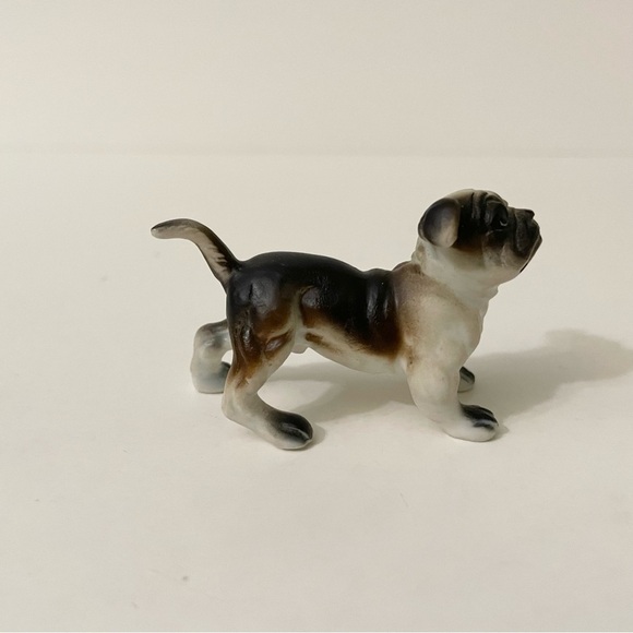 Vintage Lot of 2 Bulldog Porcelain Figurines - Picture 5 of 13